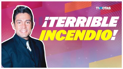 Fernando Colunga en medio de un incendio real en Amanecer, la nueva telenovela de Juan Osorio