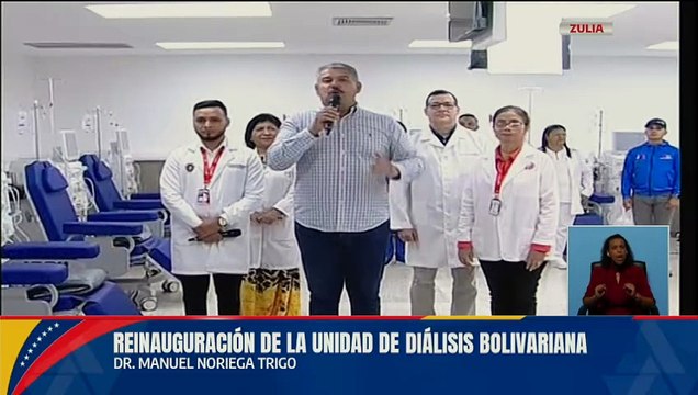 Zulia | Gobierno Bolivariano reinauguró la Unidad de Diálisis Bolivariana Dr. Manuel Noriega Trigo