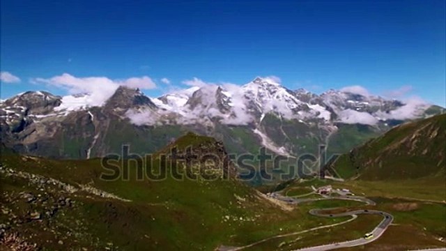 stock-footage-aerial-view-of-traffic-climbing-up-the-grossglockner-alpine-road-in-austria-with-spectacular-view