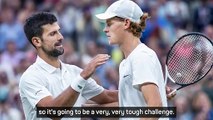 Sinner eager for Djokovic 'challenge' in Wimbledon semi-final