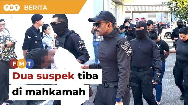 Dua suspek kes bunuh pelajar universiti di Cyberjaya tiba di mahkamah