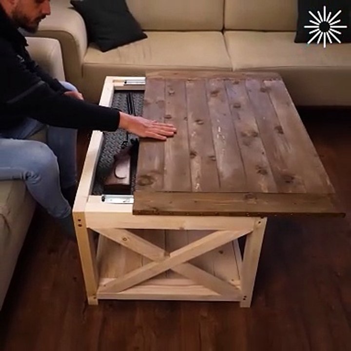 DIY concealment coffee table!