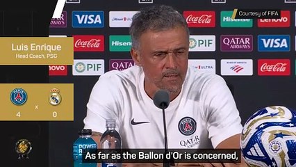 Dembele 'far and away above other players' - Enrique on Ballon d'Or
