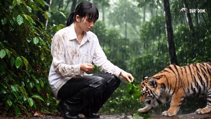 Part 6 - A Girl Alone Surviving In The Forest – Orphaned Tiger Cub