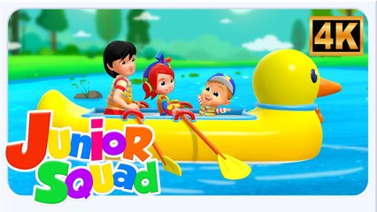 Row Row Row Your Boat 🚤 | Kids TV - Nursery Rhymes & Baby Songs in 4K HD