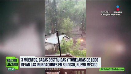 3 muertos es el saldo de la inundación en Ruidoso, Nuevo México