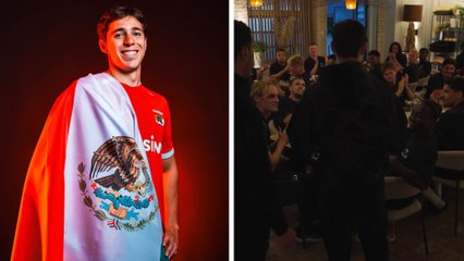 Mateo Chávez y el emotivo recibimiento del AZ Alkmar tras conseguir la Copa Oro con la Selección Mexicana