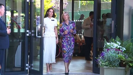 Princess of Wales arrives for Wimbledon women's final
