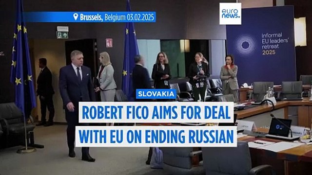 Slovakia aims to reach deal with EU on ending Russian gas supplies by Tuesday, Fico says