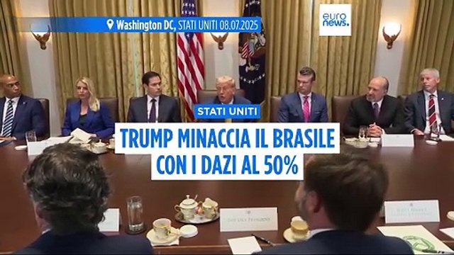 Stati Uniti, Trump impone dazi del 50% sulle merci provenienti dal Brasile
