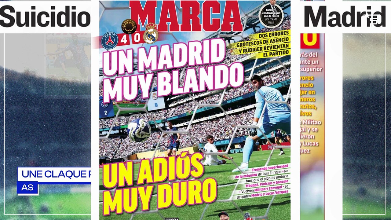 La presse jubile après l’humiliation du Real contre le PSG, l’Europe réclame le Ballon d’Or pour Ousmane Dembélé