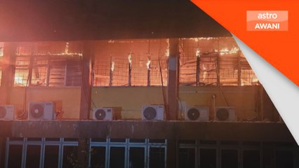 Pejabat Sekolah Menengah Agama Persekutuan Kajang musnah