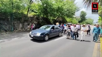 Comuneros de Teherán exigen alto a la violencia durante marcha en Michoacán