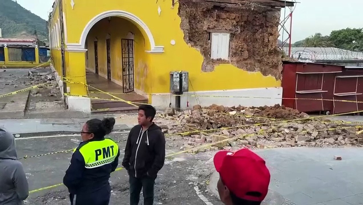 Dozens of quakes shake Guatemala, leaving at least four dead