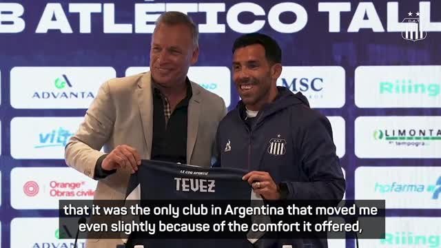 Tevez happy to be back coaching with Talleres