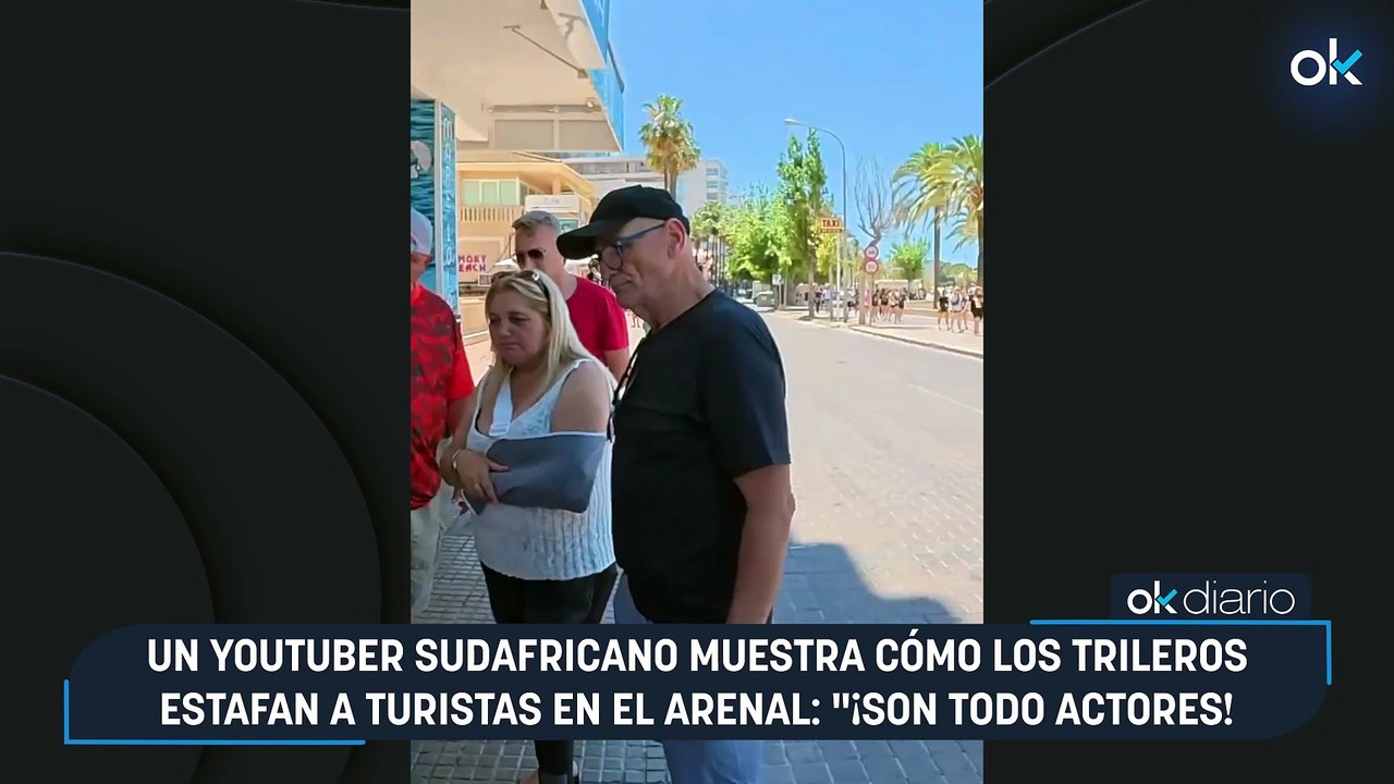 Un youtuber sudafricano muestra cómo los trileros estafan a turistas en el Arenal: "¡Son todo actores!