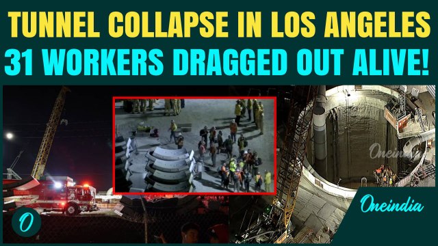 Tunnel Collapse in Los Angeles -31 Workers Trapped Miles Underground in Desperate Fight for Survival