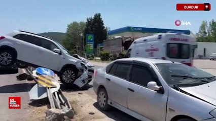 Burdur’da geçtiğimiz gün meydana gelen kazanın görüntüleri çıktı