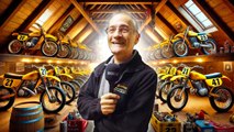 Un GARAGE secret (le toit de sa maison) REMPLI de MOTOS RARE et INTROUVABLES ! 😱