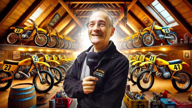 Un GARAGE secret (le toit de sa maison) REMPLI de MOTOS RARE et INTROUVABLES ! 😱