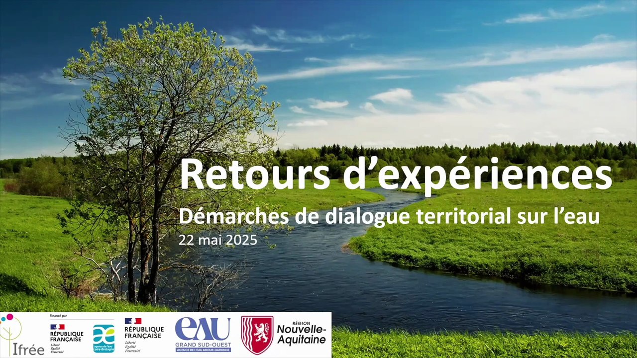 Webinaire dialogue territorial sur l'eau - n°1 format long