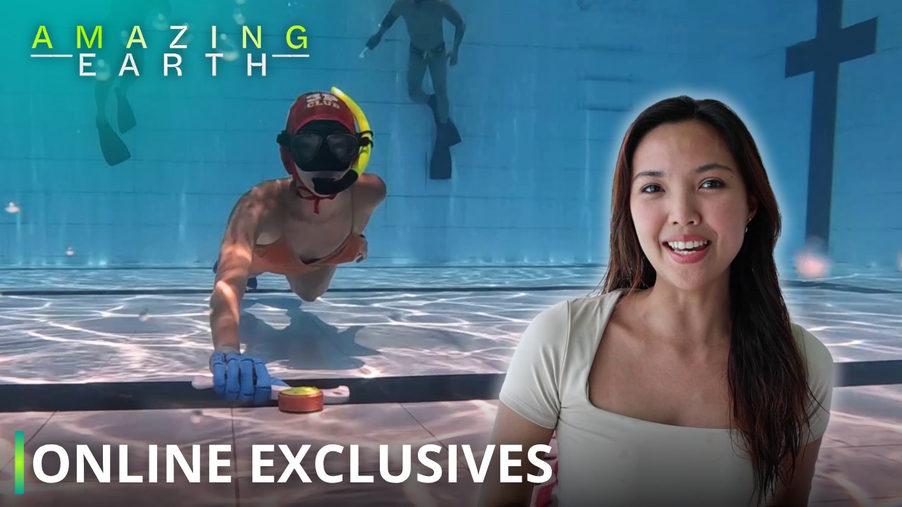 Amazing Earth: Pauline Labayo takes the plunge into a new sport! (Online Exclusives)
