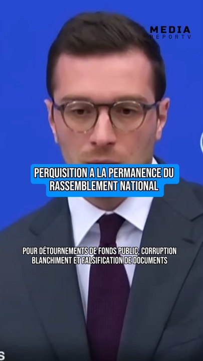 Perquisition au siège du RN, accusations de faux financement et Marine Le Pen déjà condamnée à 5 ans.