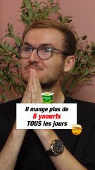 Il mange 8 yaourts TOUS LES JOURS 🤯🤯