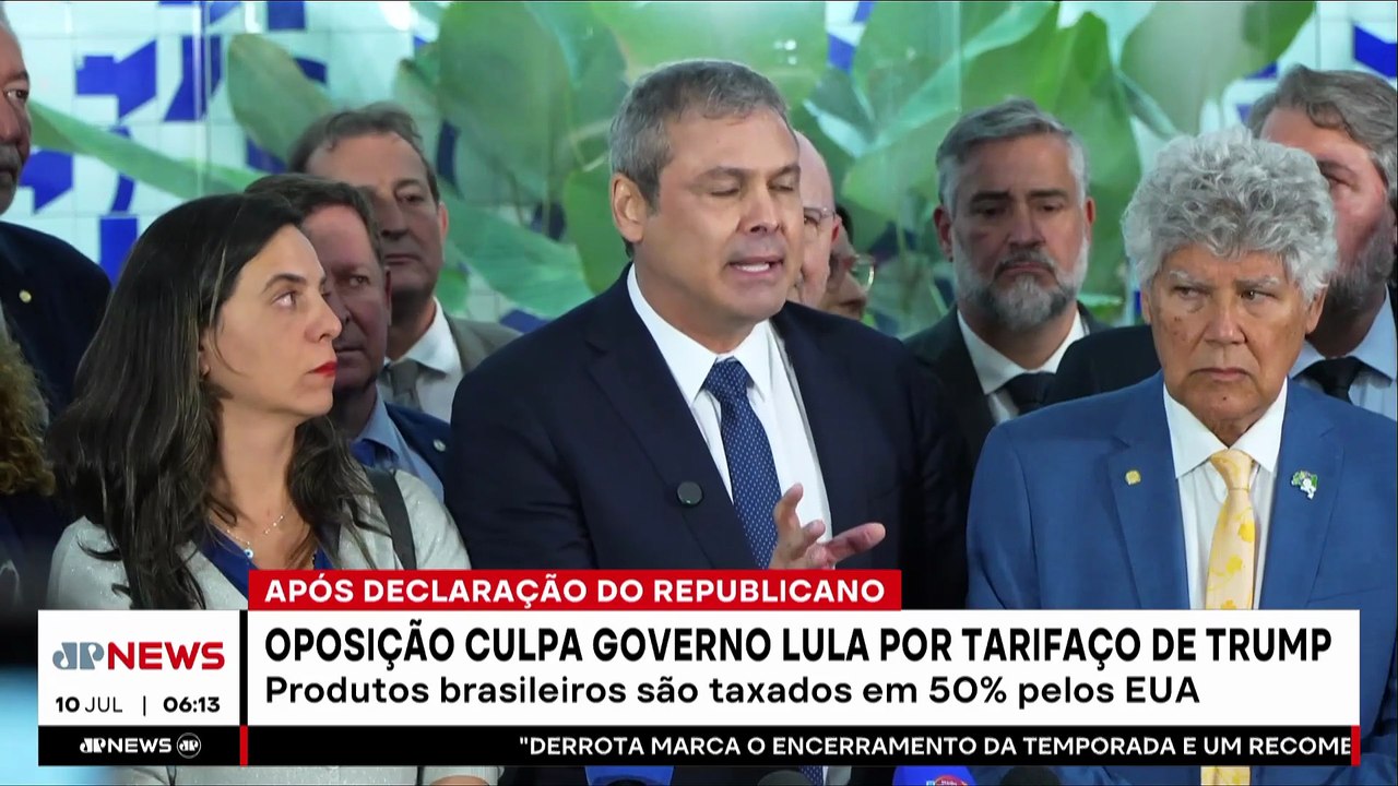 Tarifaço de Trump: governo brasileiro culpa Bolsonaro, oposição mira Lula