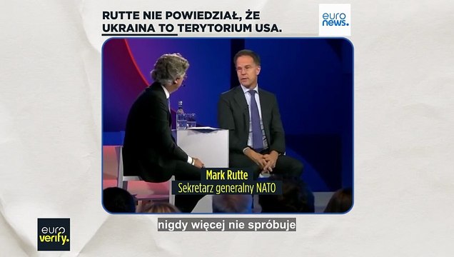 Nie, szef NATO nie powiedział, że Ukraina jest amerykańskim terytorium