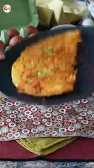 Omelette au riz croustillant et fèves de soja, un repas épicé rapide et anti-gaspillage!