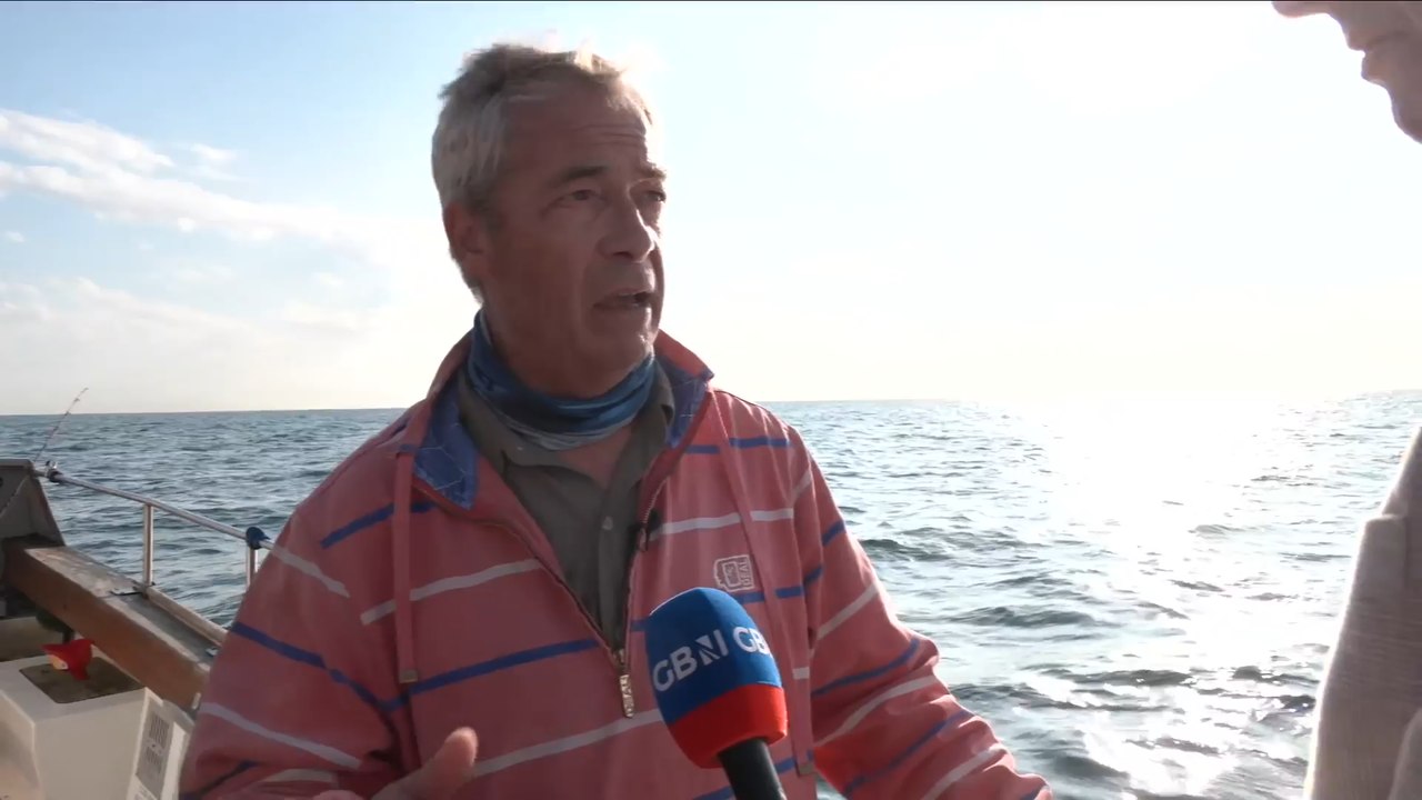 Nigel Farage declares Britain is in 'peril' as Reform leader witnesses migrant boat crossing