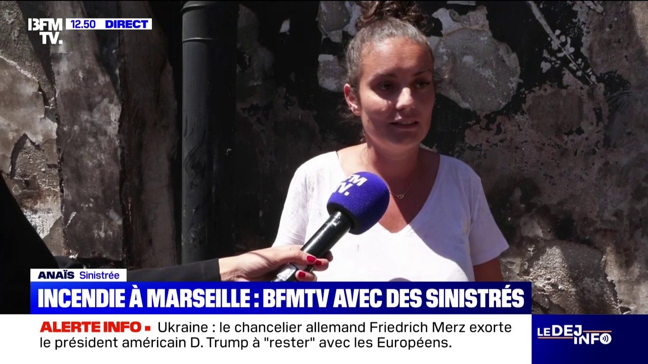 "À 5 minutes près, ma famille aurait pu y rester": à Marseille, des habitants sinistrés découvrent leurs habitations dévastées par l'incendie