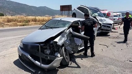 Burdur’da feci kaza kameraya yansıdı