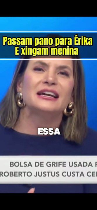 Passando pano para Erika Hilton e xingam a filha de Roberto Justus