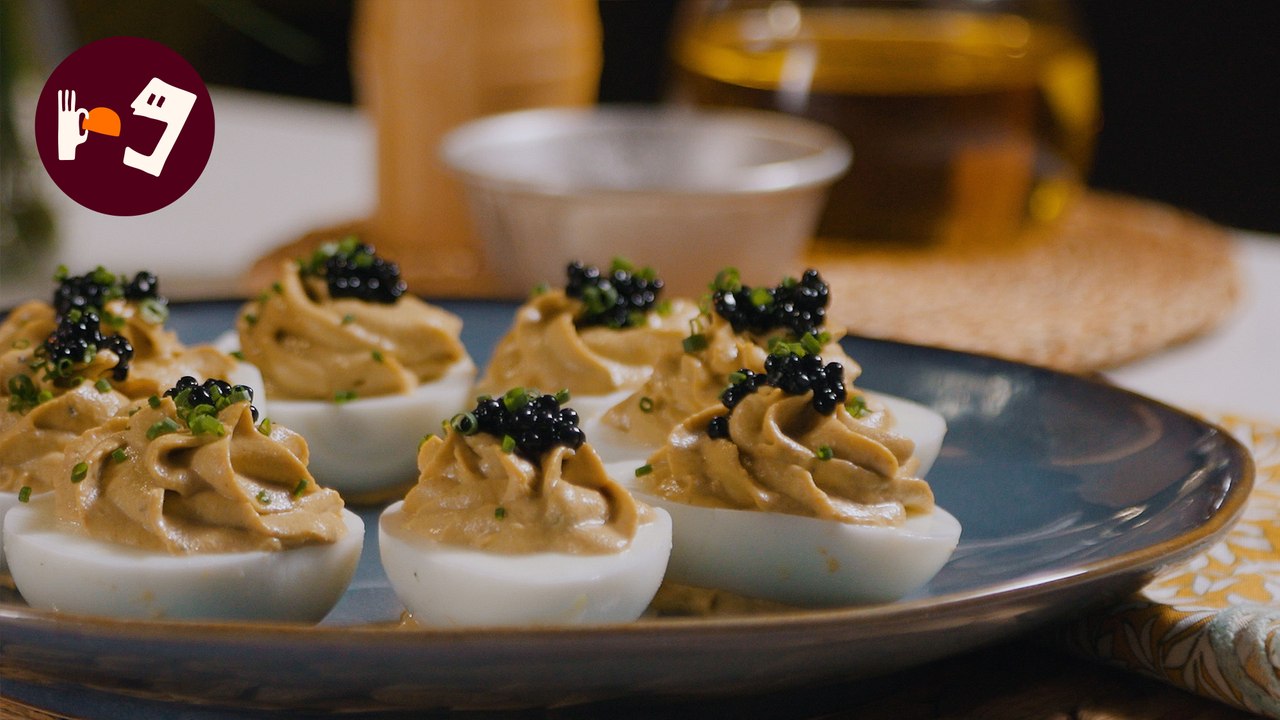 HUEVOS RELLENOS de ATÚN sin mayonesa (para llevar a cualquier parte)