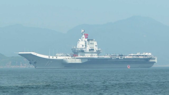 Le porte-avions chinois Shandong, a été fièrement exposé à Hong Kong