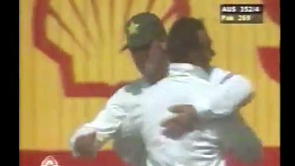 Aamir Sohail Took the Wicket of Steve Waugh at Rawalpindi in Oct 1998