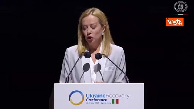 Meloni: Alle imprese dico non abbiate paura di investire nella ricostruzione dell'Ucraina