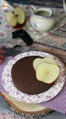 Chocolate and apple fudge, the super-easy dessert you can make with just 2 ingredients!