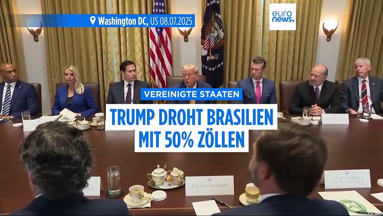 Trump droht Brasilien mit 50-Prozent-Zöllen