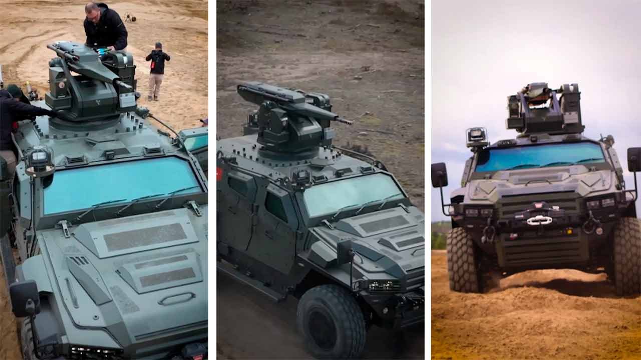 Premiera: CANiK integruje działo VENOM LR z pojazdem opancerzonym Dragon 4×4 w Wielkiej Brytanii