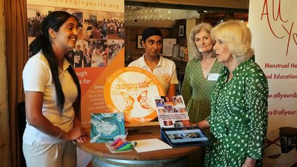 Camilla visits Wiltshire charity on anniversary