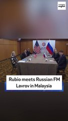 Rubio meets Russian FM Lavrov in Malaysia