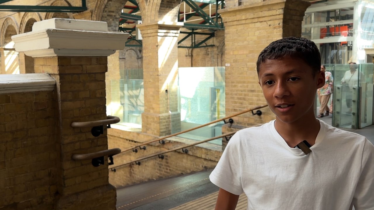 TFL tram superfan hears announcement for first time
