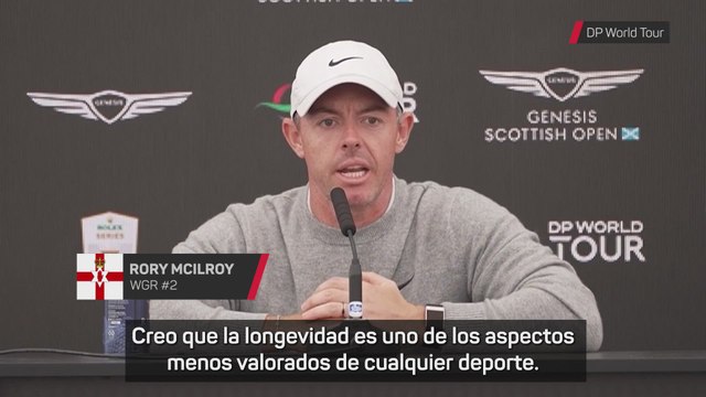 McIrlroy sobre los deportistas lonjevos