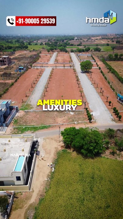 20 Mins To Airport From This Shadnagar Gated Community Venture | #hyderabadairport #plotsforsale