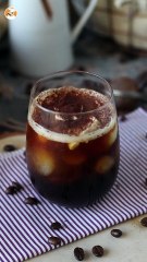 Café helado con sabor a tiramisú