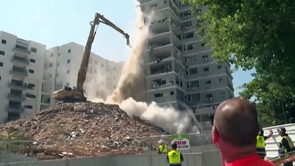 Israel begins demolishing buildings hit in 12-day war with Iran