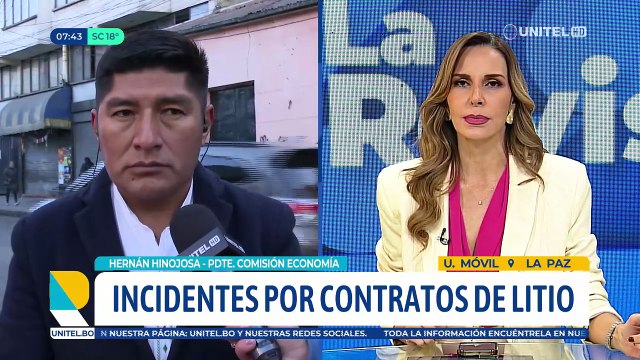 Contrato de litio debió tratarse hace tres meses, dice diputado Hinojosa que descarta sesionar en Potosí